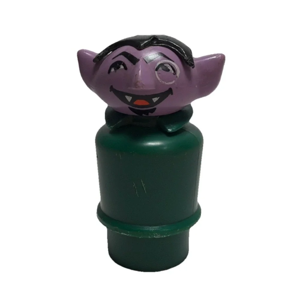 Vintage 1973 Fisher Price Little People Count von Count Sesame Street Muppets